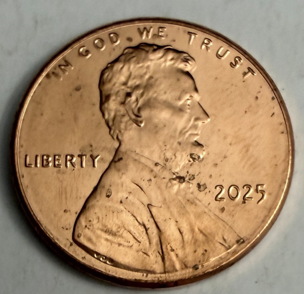 2025 Lincoln Shield Penny With Errors (#425)