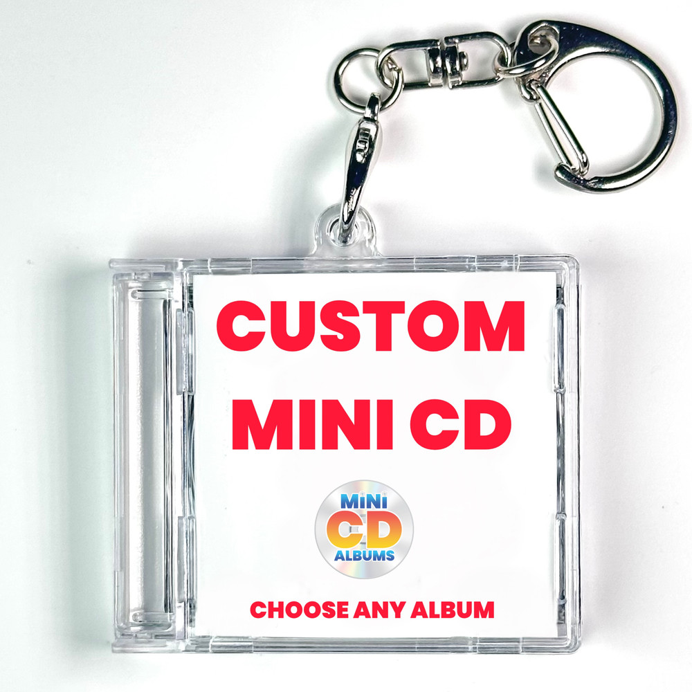CUSTOM Mini CD Keychain
