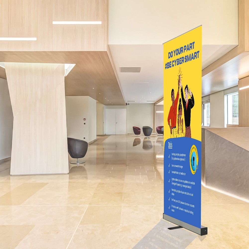 2 pack，24"x72", Retractable Roll Up Trade Show Display Banner Stand Adjustable