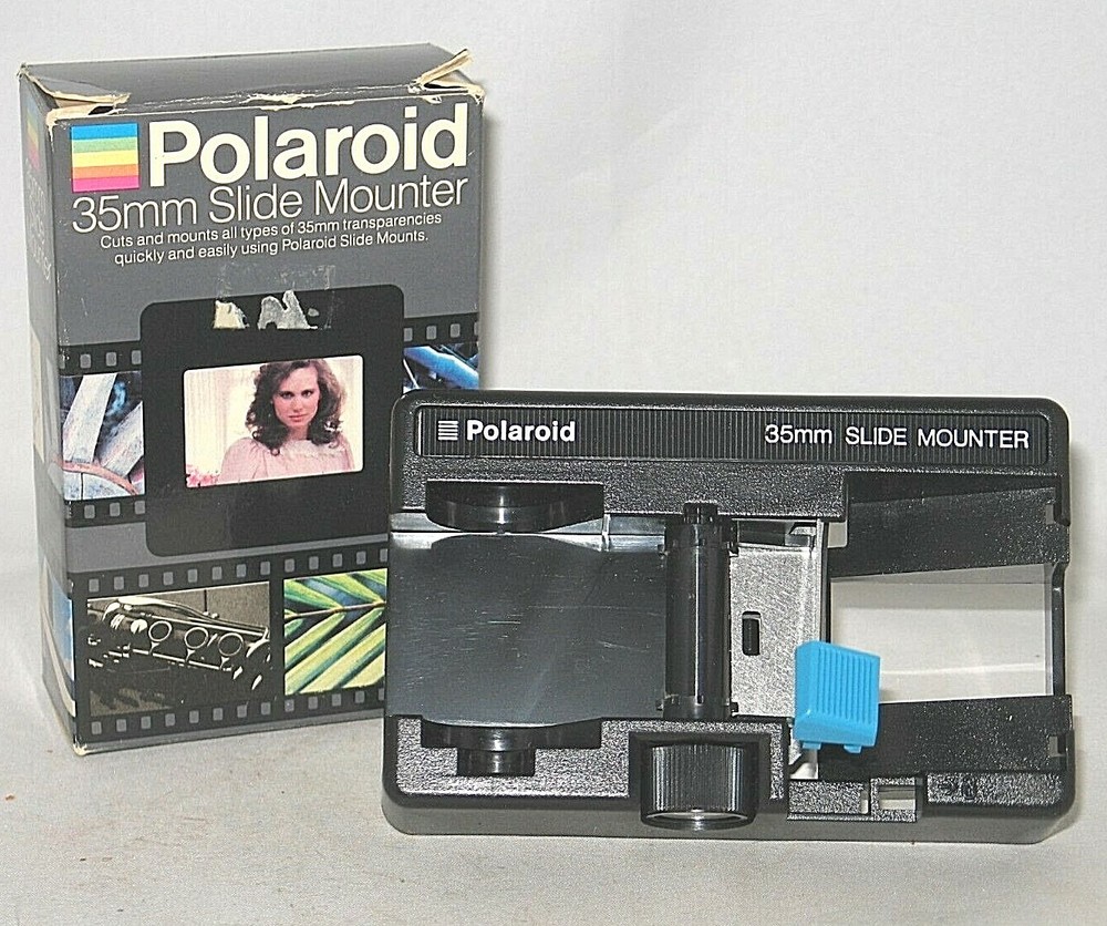 Polaroid slide mounter
