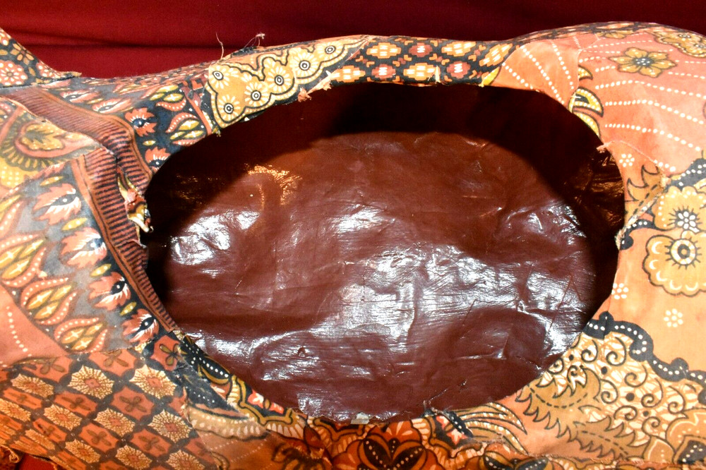 Antique Folk Art Pig-Shaped Lidded Storage Box