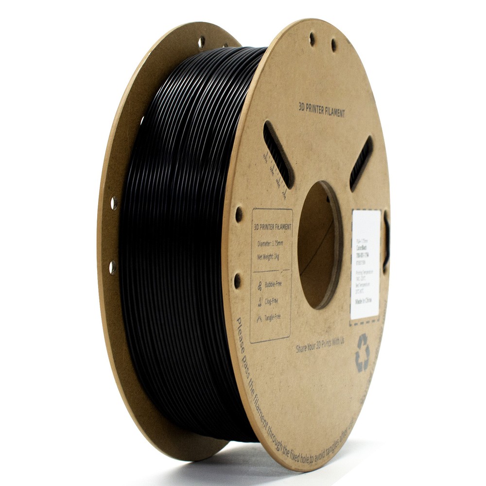 Geeetech 3D Printer Filament PLA+ Black 1.75mm 1KG Spool(2.2lbs) Consumables New