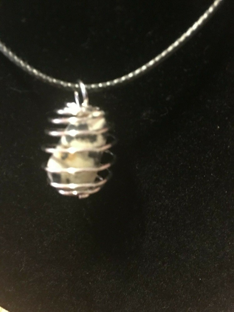 CHAKRA Dalmation Jasper Stone Necklace
