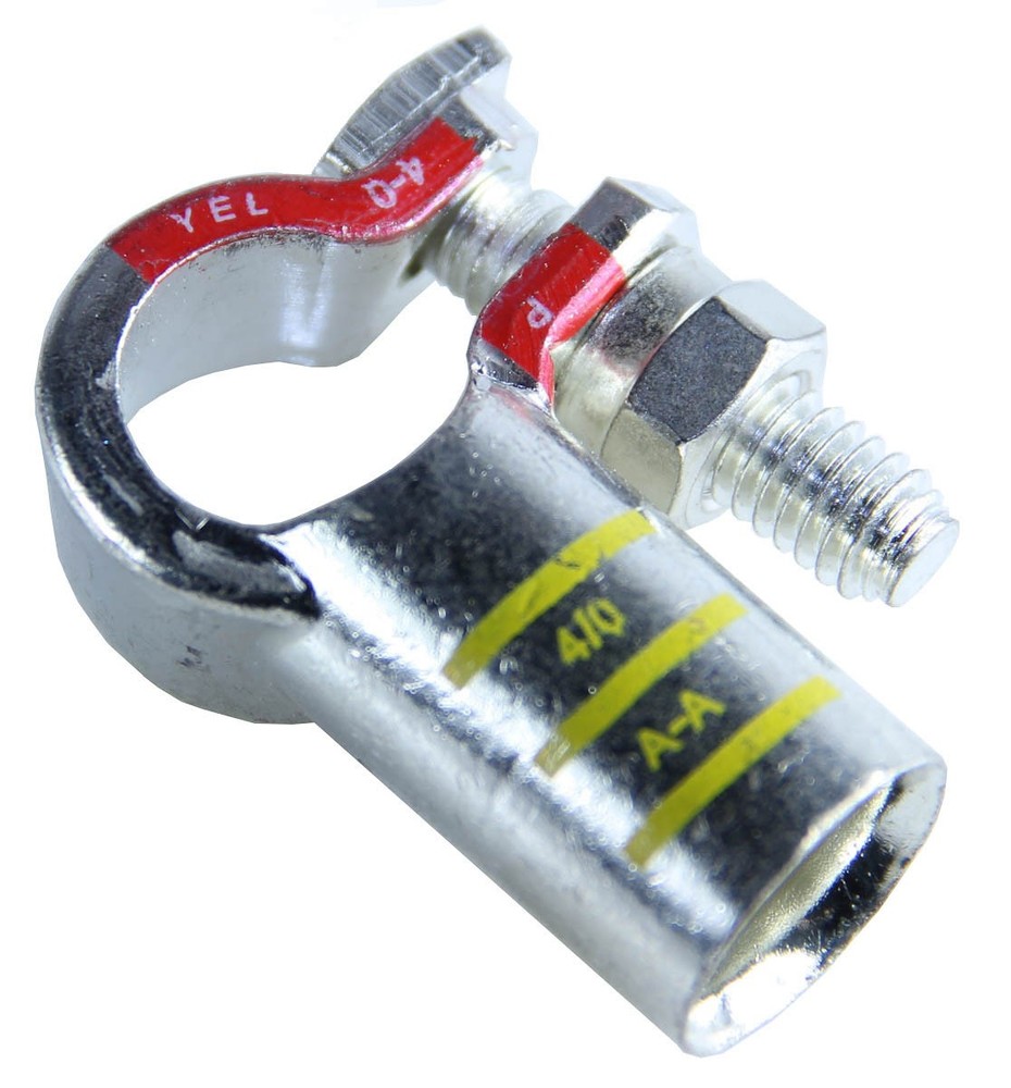 4/0 Ga. Positive Right Elbow Battery Terminal - 1 Per Package