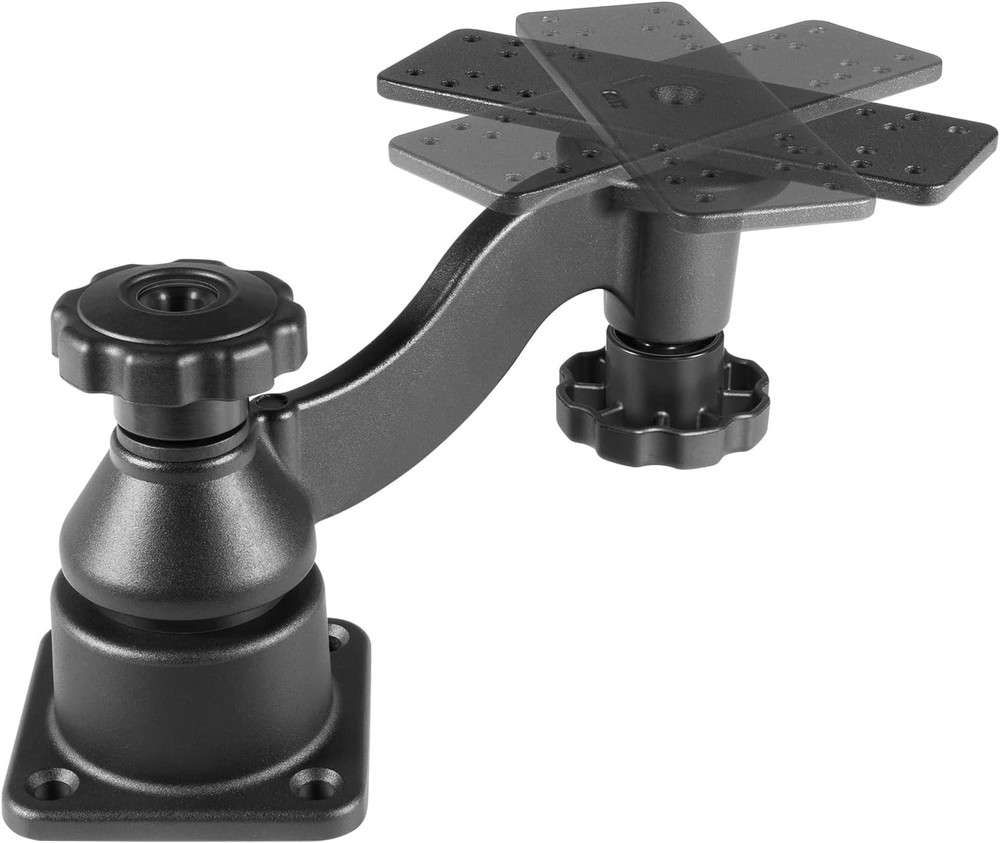 Fish Finder Mount with 6-inch Swing Arm Fits Garmin, Fishfinders & Chartplotters