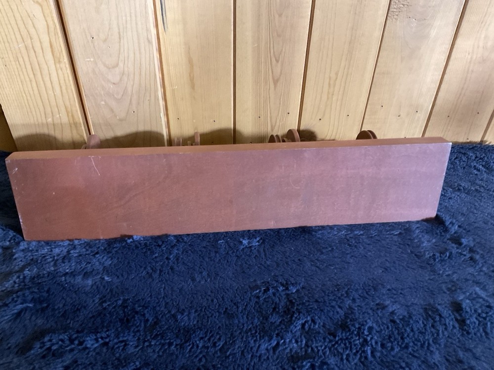 Vintage Lazy Kate w 3 Spools Solid Wood & Metal Spinner