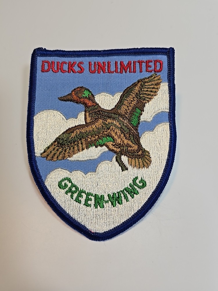 Ducks Unlimited Sew-On Patch Green-Wing