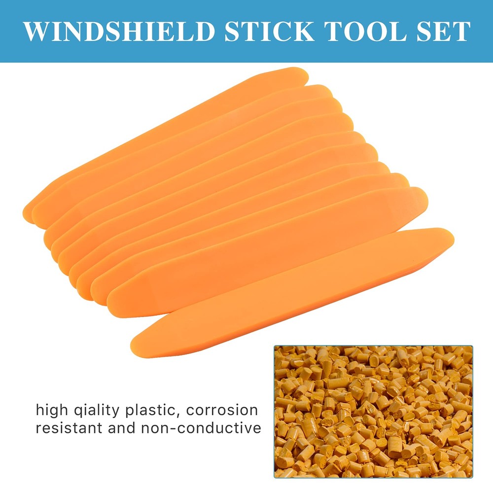 Worldity 12 Pieces Windshield Installation Tools Kit, Included 1 Multicolor