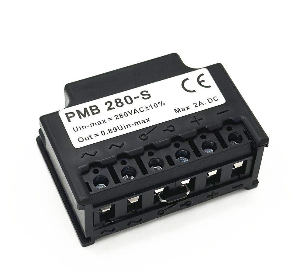 PMB 280-S full-wave rectifier module Uin-max=280VAC±10% Out=0.89 MAX 2A.DC