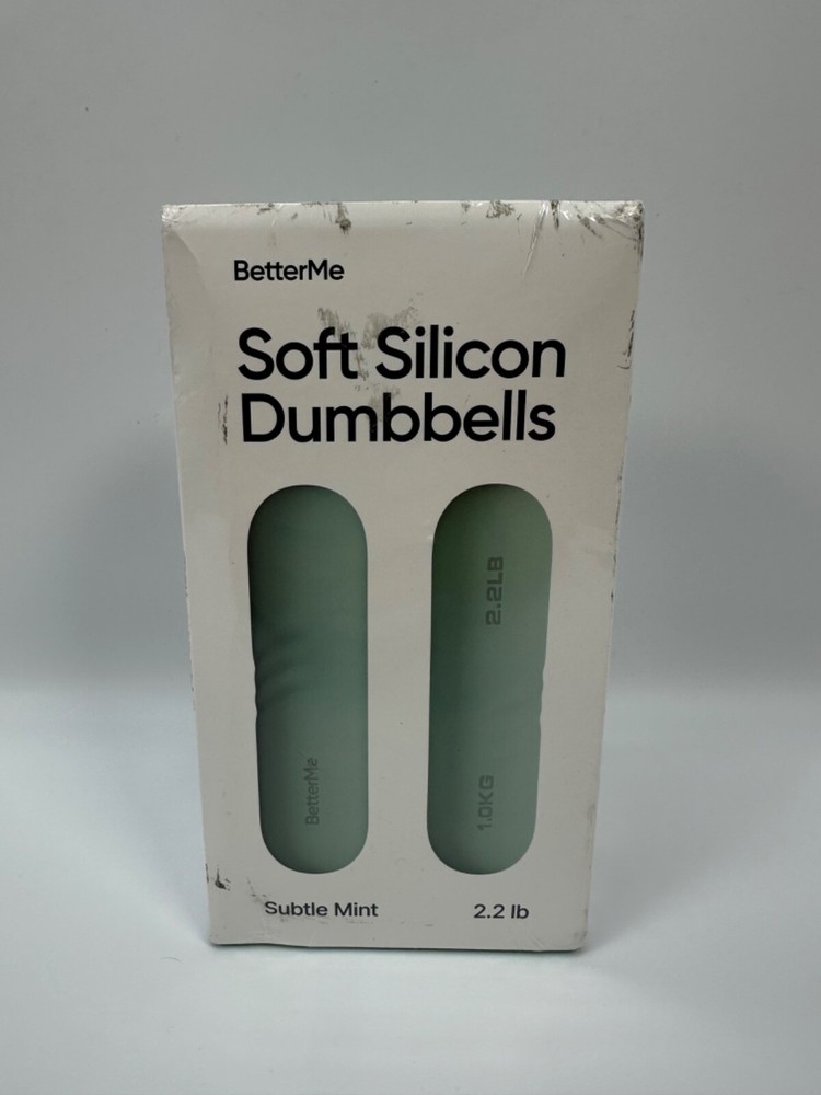 BetterMe Soft Silicon Dumbbells for Pilates 2.2 Lbs
