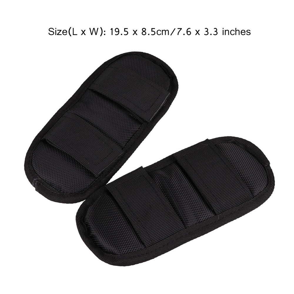 1 Pair Durable Anti Shock Shoulder Strap Pads Cushion Mat Backpack Fastener Belt