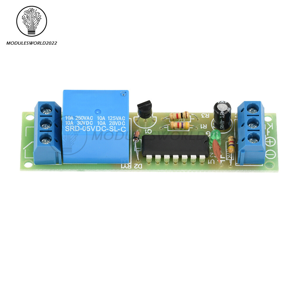 DC5V Bistable Relay Module Single Button Relay Module Car Modification Switch