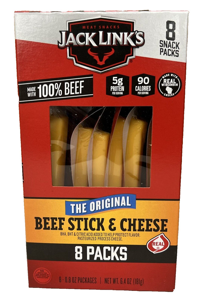 Jack Links The Original Beef Stick & Cheese Snack Pack 6.4 oz