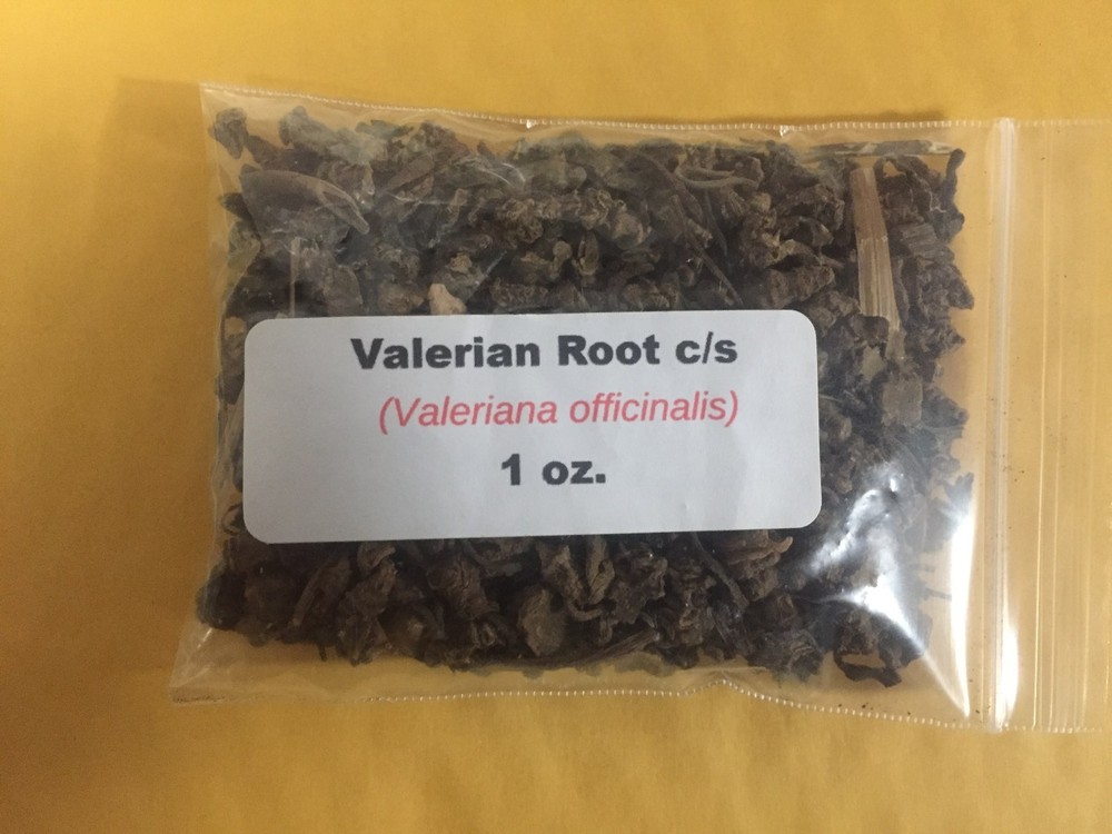 1 oz. Valerian root c/s (Valeriana officinalis)