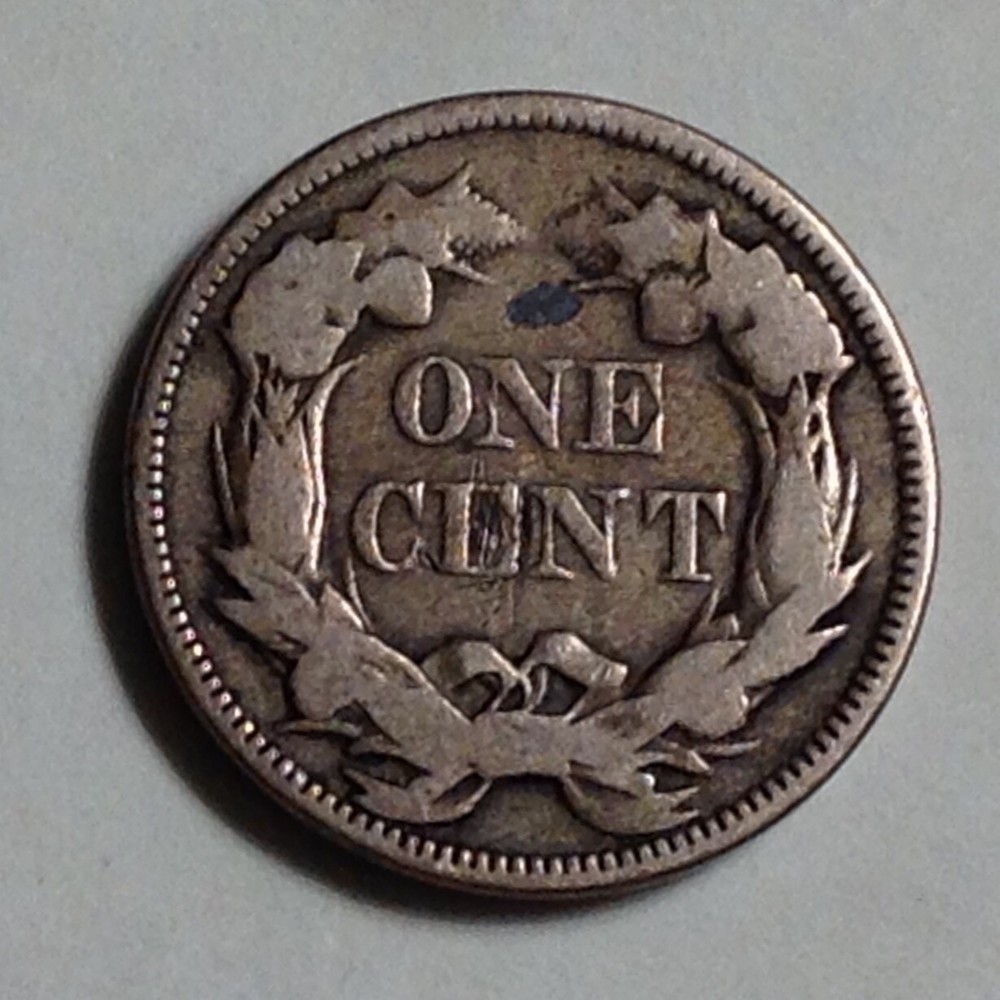 1857 US Flying Eagle Cent cd -