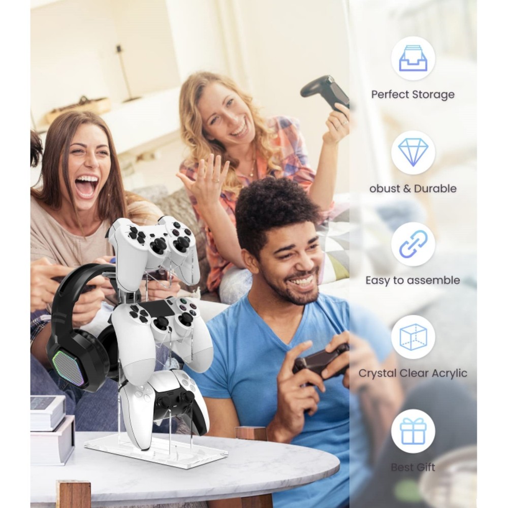 3-Tier Universal Controller Holder for Xbox Gaming Headset Switch,Nintendo