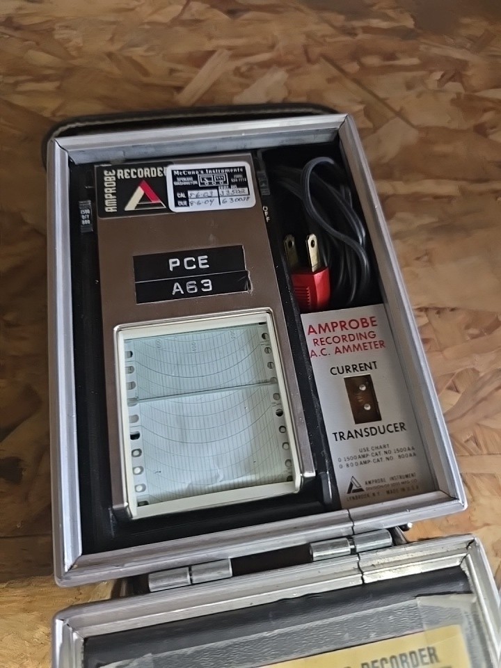 Vintage - AMPROBE Recorder Chart Printer - AC Volt Ammeter - Current Transducer