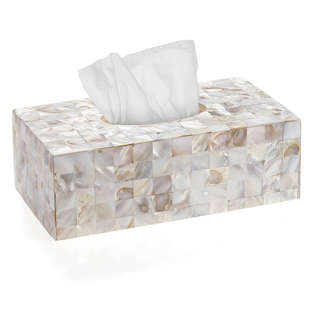 Milano Tissue Box Cover Rectangular - Decorative Tissue Box Holder Rectangula...