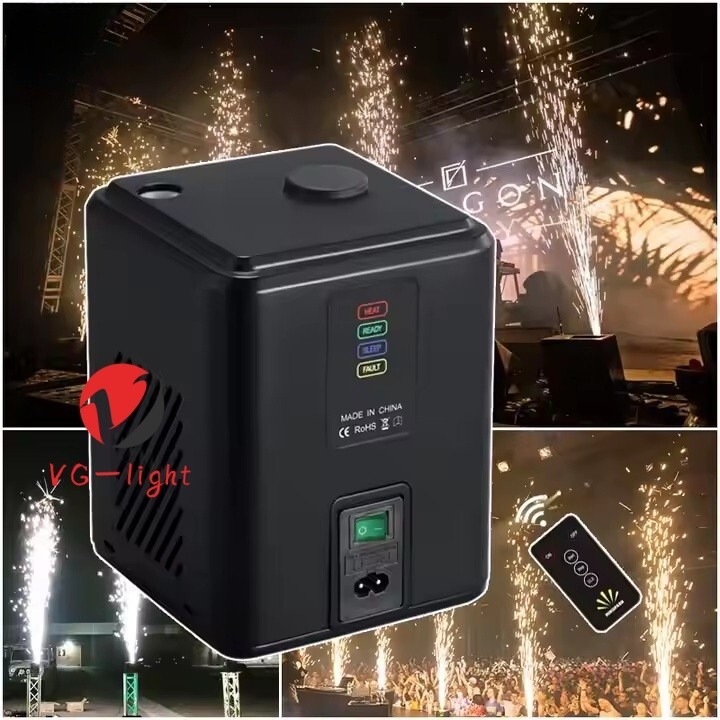 350W Cold Spark Machine Mini Stage Effect Firework Machine DJ Club Event Wedding