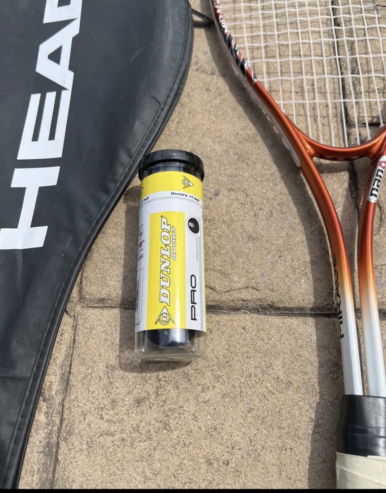 Used Head NANO TI MIRAGE Squash Racquet