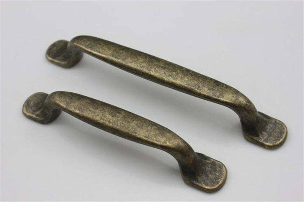Ancient Iron style Cabinet Pulls Dresser Drawer Pull Knobs antique Bronze handle