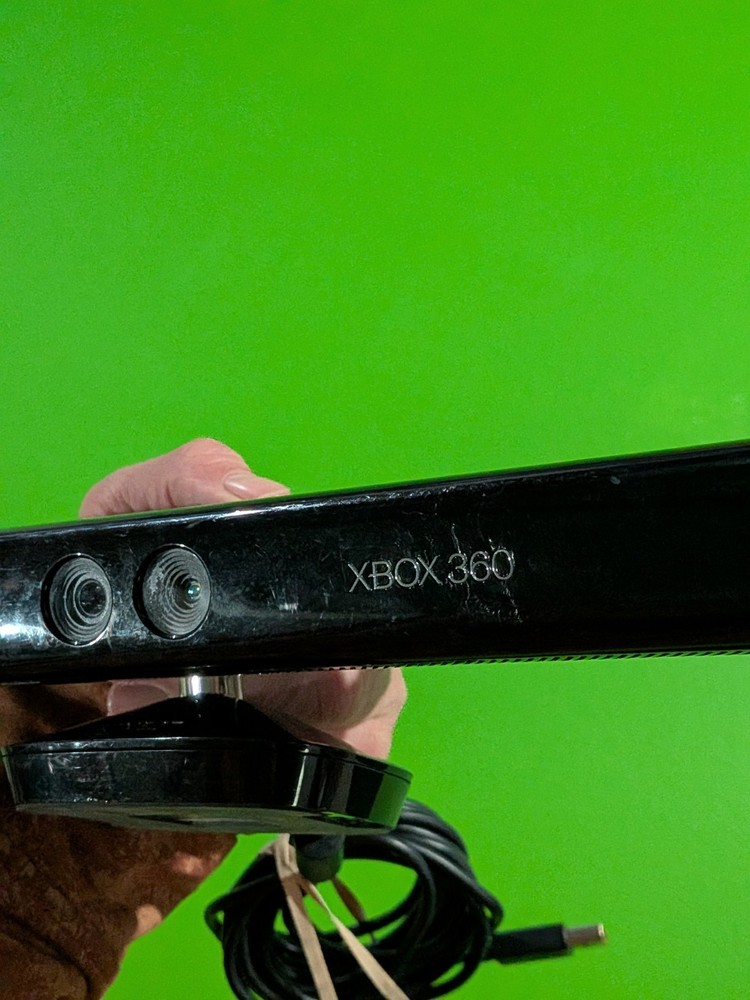 Microsoft Xbox 360 BLACK Kinect Sensor Bar Genuine Microsoft Xbox 360