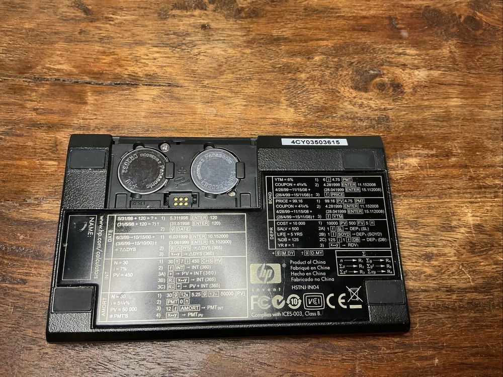 vintage hp 12c calculator