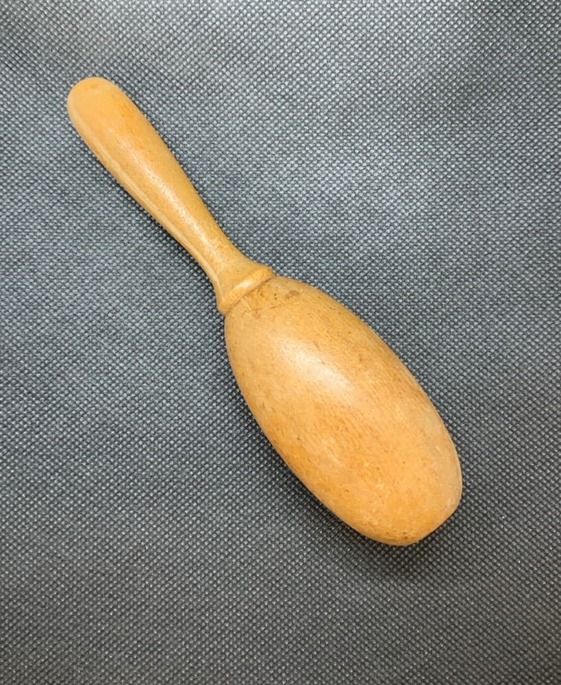 Vintage Wooden Sock Darning Egg Mending Tool