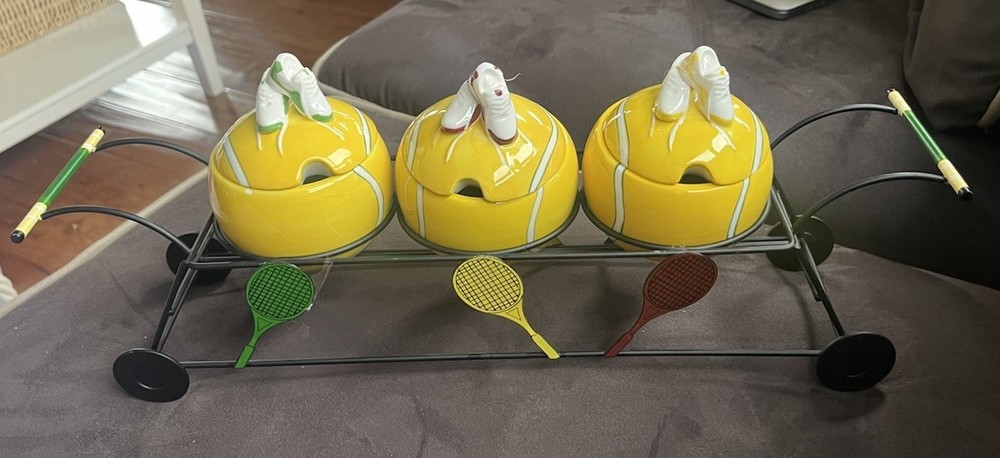 Tennis Ball Match Point  condiment caddy