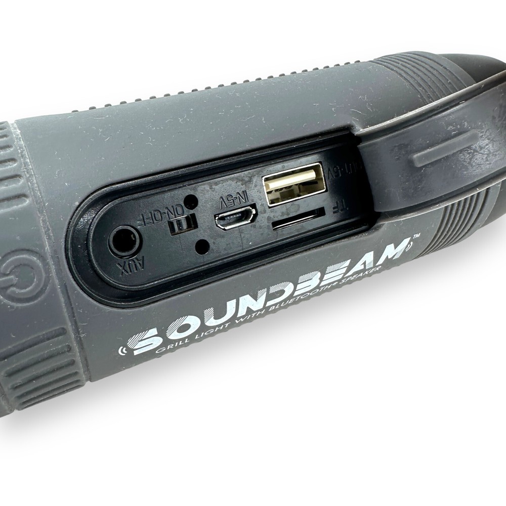 Soundbeam Camping BBQ Grill Light With Bluetooth Speaker