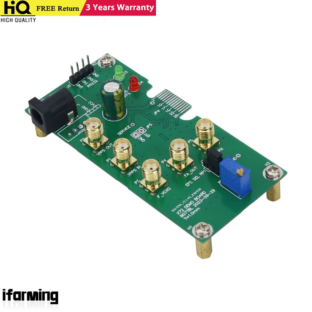 BG7TBL X72 Rubidium Clock Interface Board Atomic Clock Testing Board Fitfor 1PPS