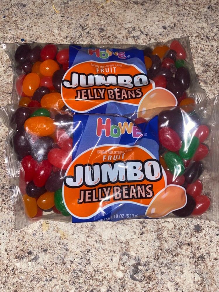 howe jumbo fruit jelly beans 2 packs 19oz each