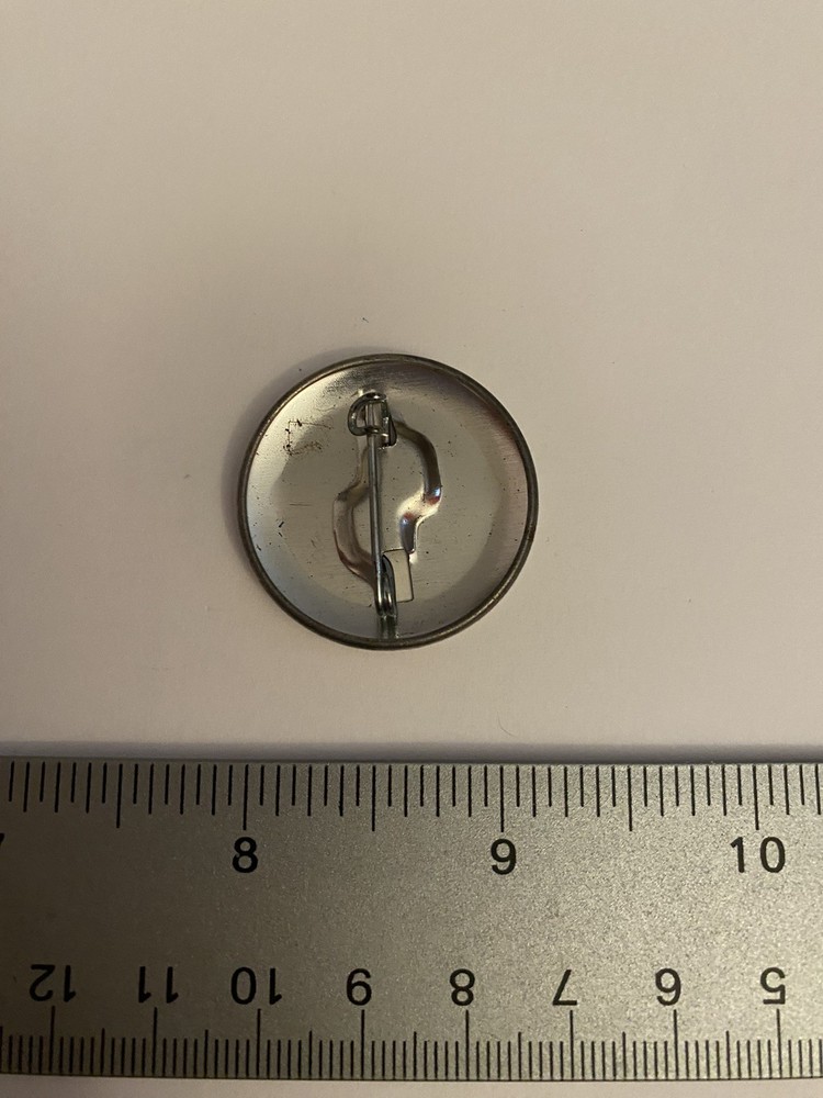 Work Safe Pin Back Button P154