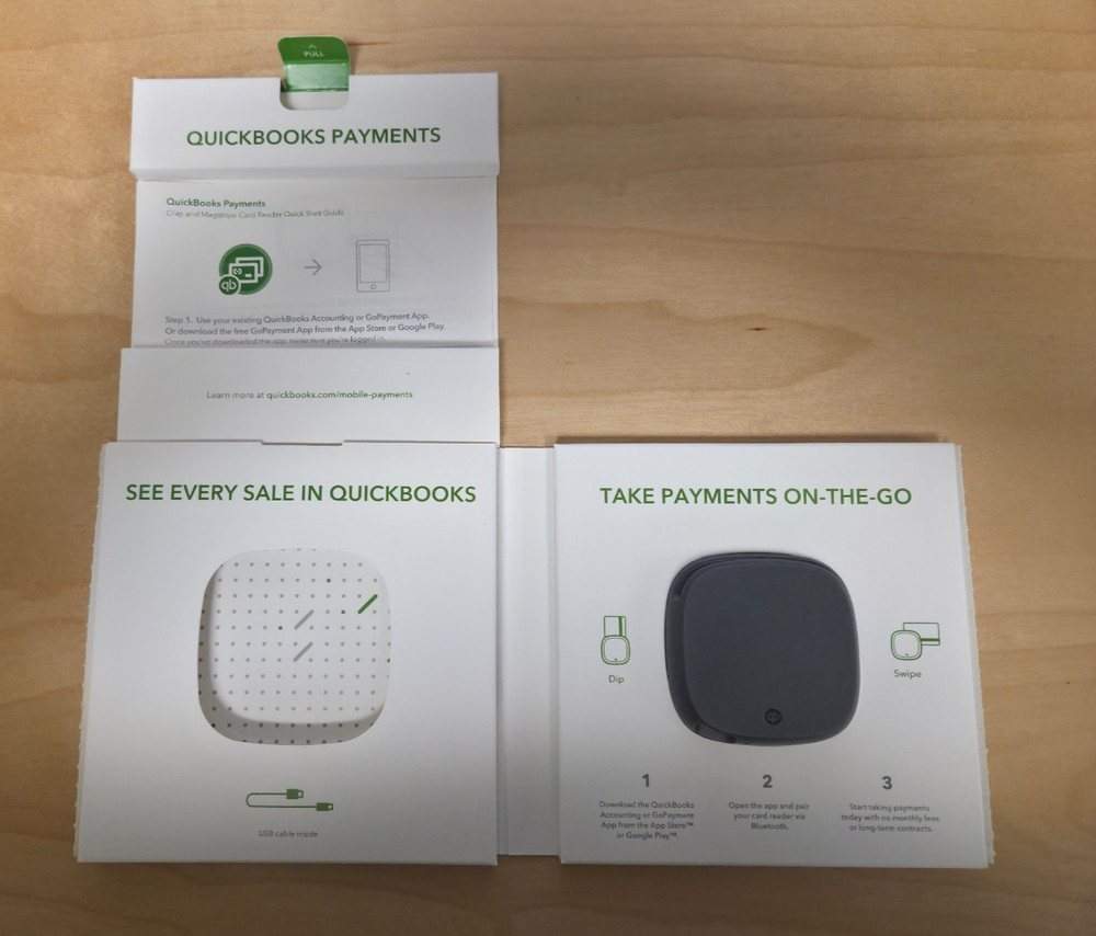 Intuit Quickbooks Bluetooth Chip and Magstripe Card Reader