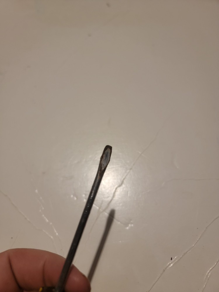 Flat Head Screw Driver Black Yellow Handle