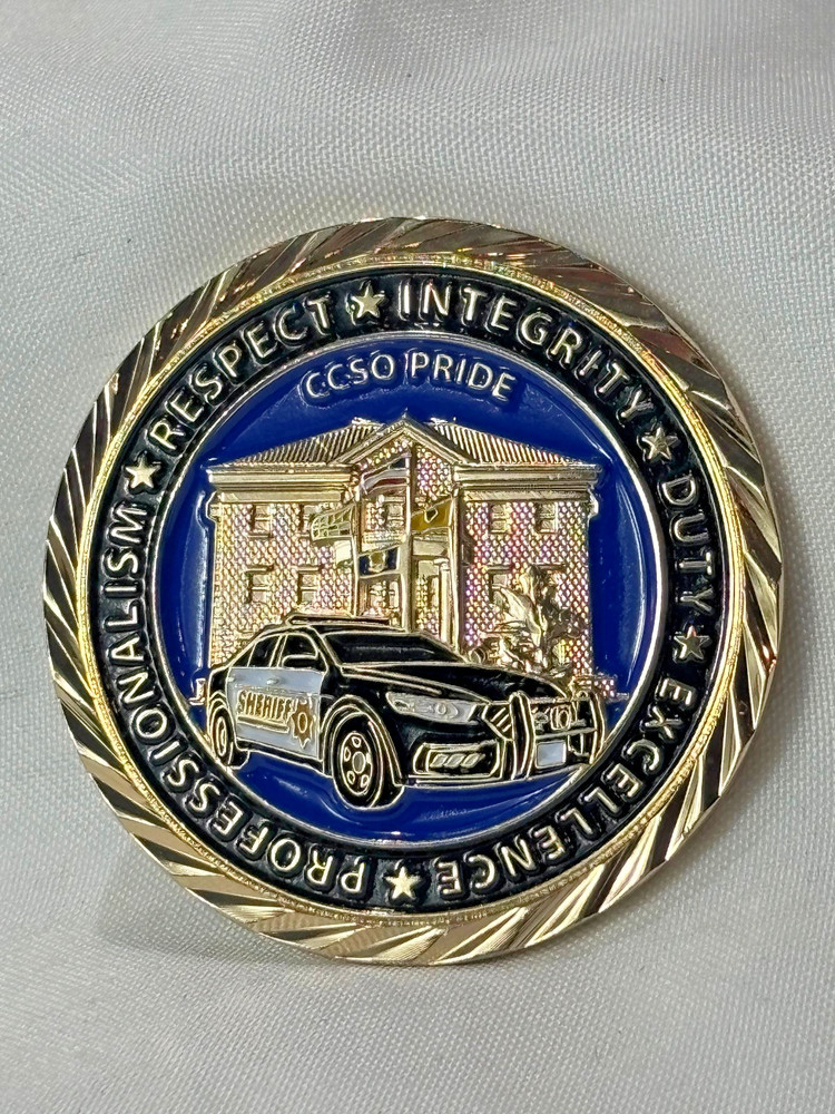 Charles County Sheriff's Office Challenge Coin CCSO Pride MD