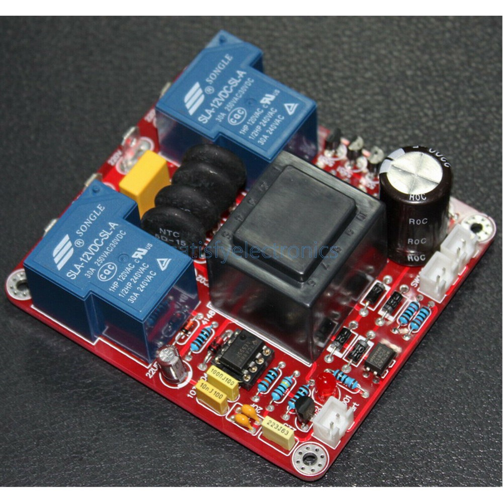 1PCS Amplifier Board Power Supply Delay Soft Start Temperature Protection Board