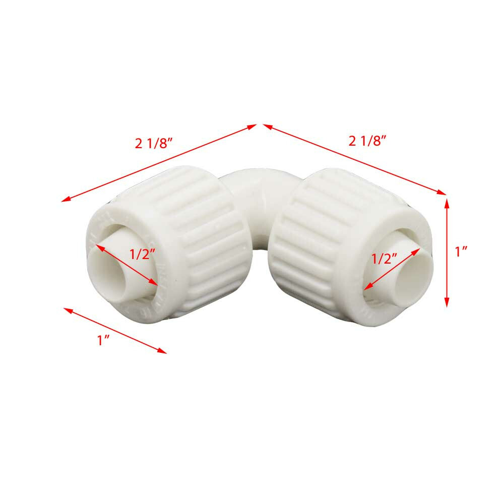 Flair-It Boat Compression Fitting 26800 | Elbow 1/2 x 1/2 Inch OD
