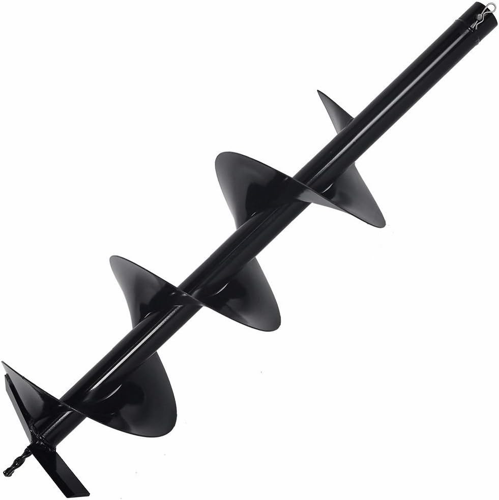 Auger Bit 8" for Post Holes Digging Bit Fence Hole Maker Earth Digger Planting D