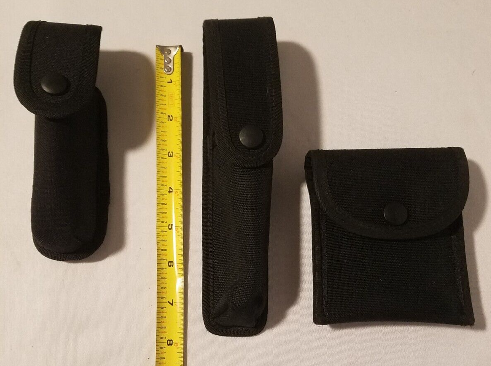 Duty Belt with Three Pouches. FAST SHIPPING!