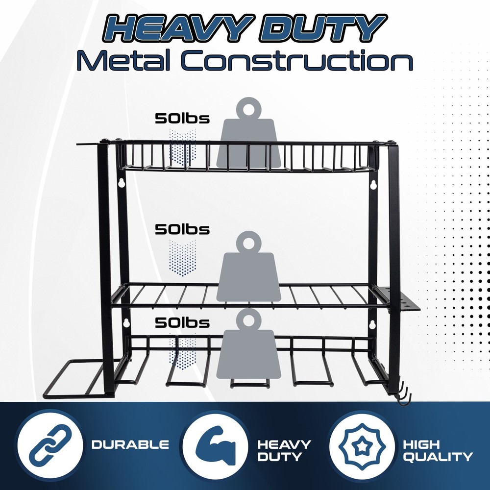 Power Tool Organizer Wall Mount - Tool Organizer with Drill Holder