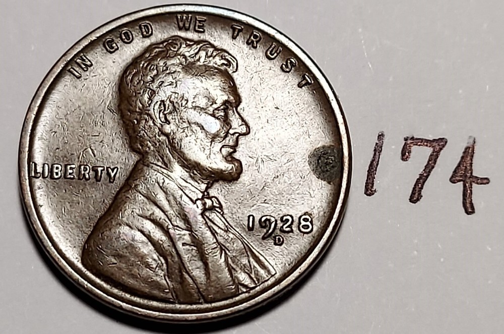 1928-D Lincoln Wheat Cent #174