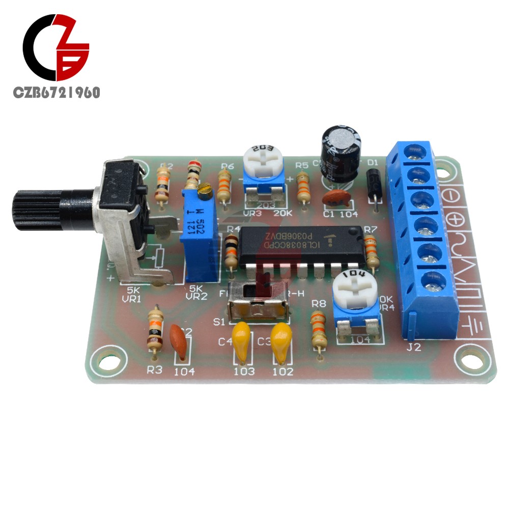 Welded ICL8038 Signal Generator Module Sine Square Triangle Monolithic Function