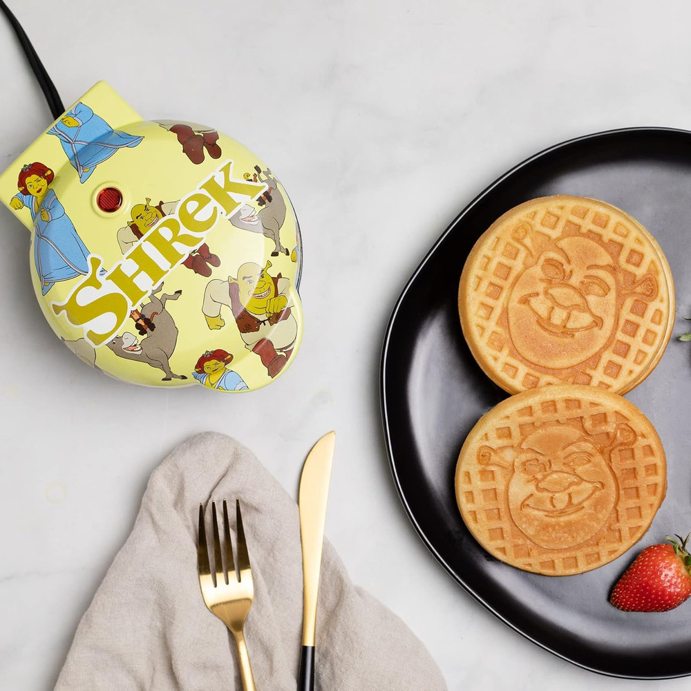 Shrek Mini Waffle Maker - Kitchen Appliance