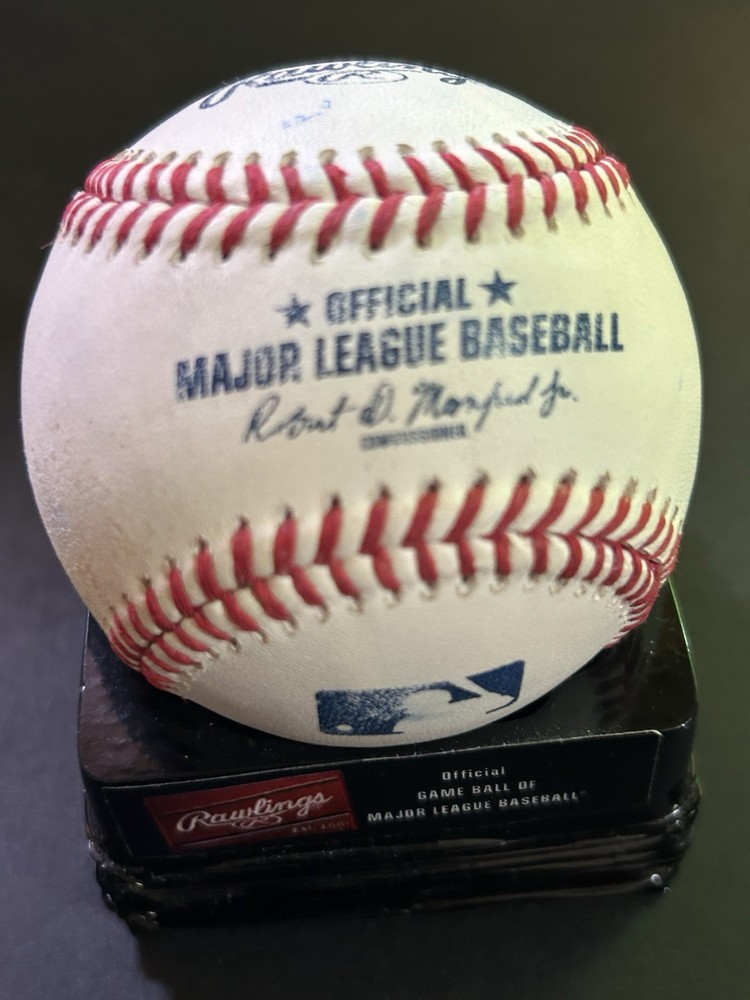 Vaughn Grissom Autographed OML Baseball Angels