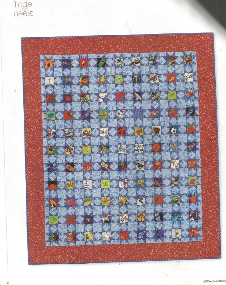 L0629 HIDE & SEEK QUILT PATTERN/INSTRUCTIONS