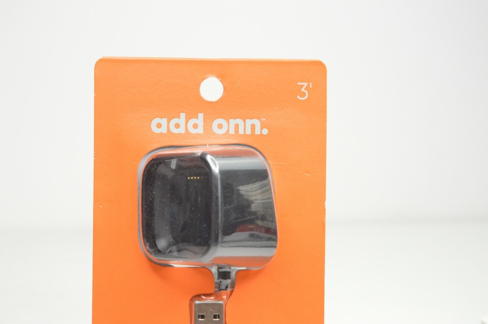 Onn Charging Cable Fitbit Versa Activity Tracker USB Dock 3 Foot