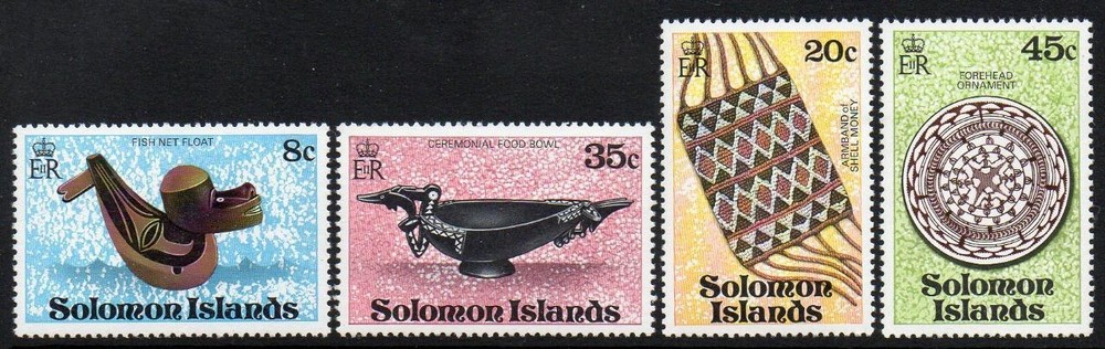 SOLOMON MNH 1979 SG376-79 Artefacts