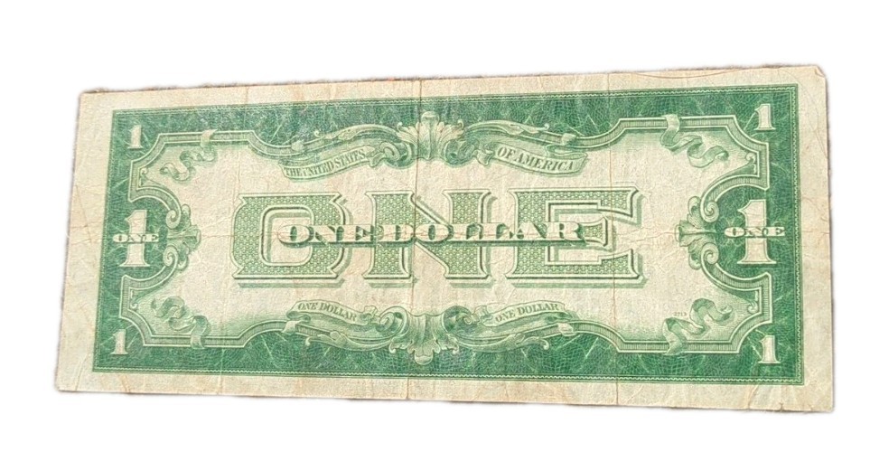 1934 $1 Silver Certificate FUNNYBACK Funny Back Bank Note