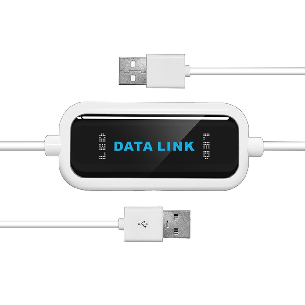 High Speed LED Direct Cable Data File Transfer Copy Between 2 Computers
